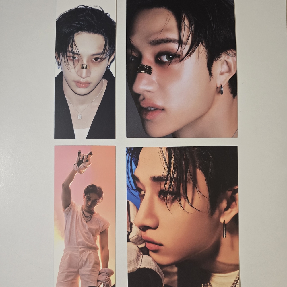 Stray Kids KARMA Bang Chan SET - Postcard & Bookmark Player Ticket